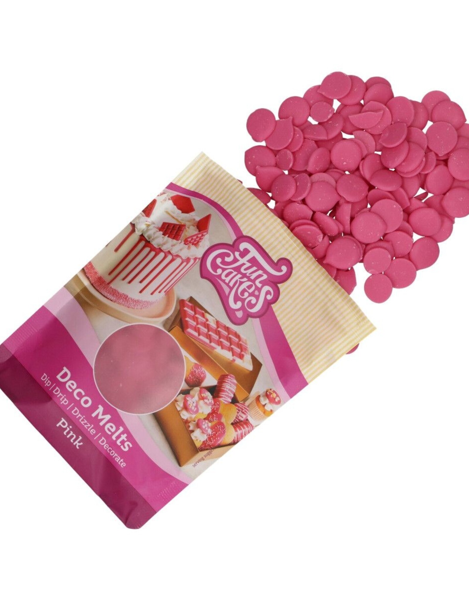 FunCakes FunCakes Deco Melts -Roze- 250g