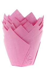 House of Marie House of Marie Muffin Cups Tulp Roze pk/36