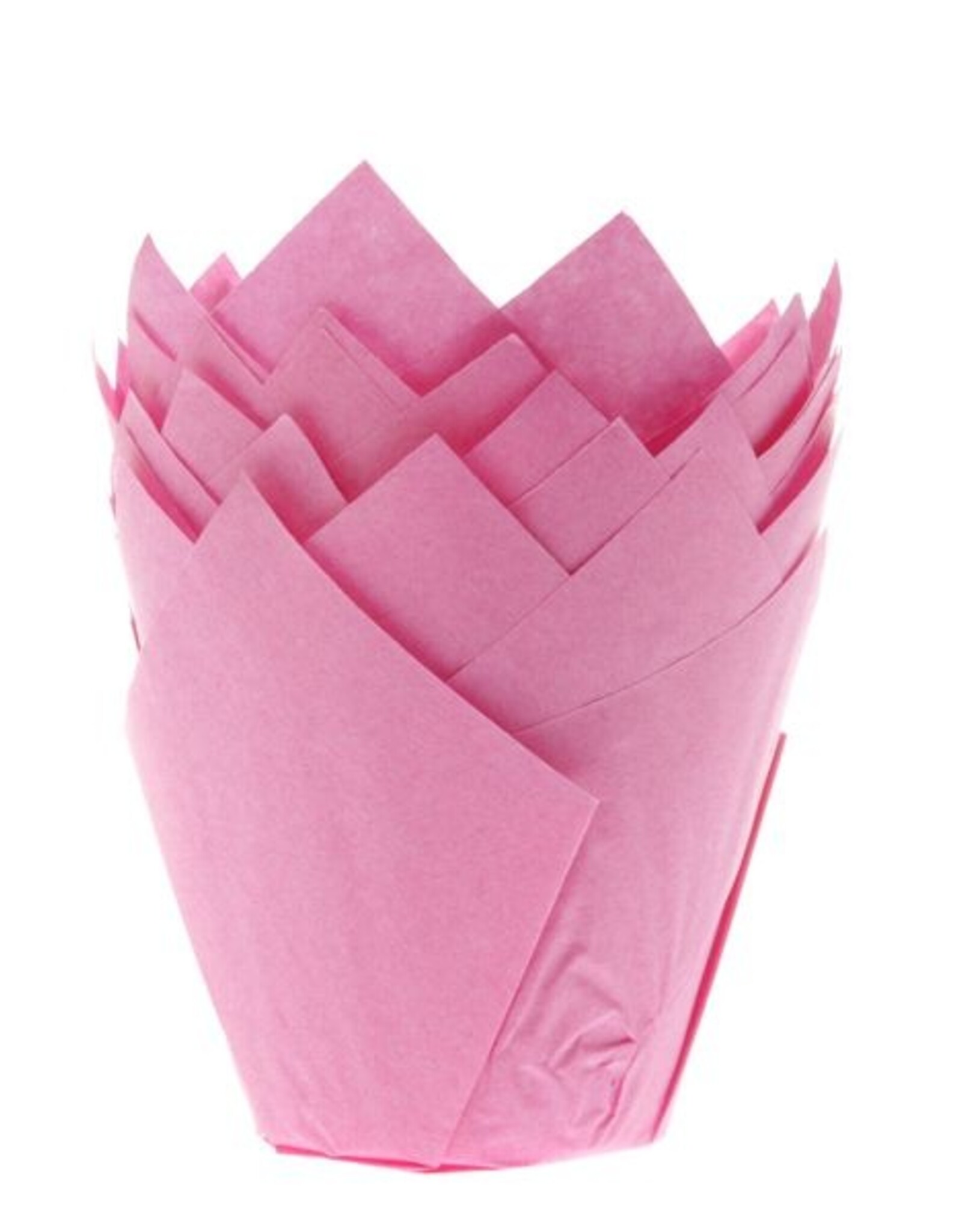 House of Marie House of Marie Muffin Cups Tulp Roze pk/36