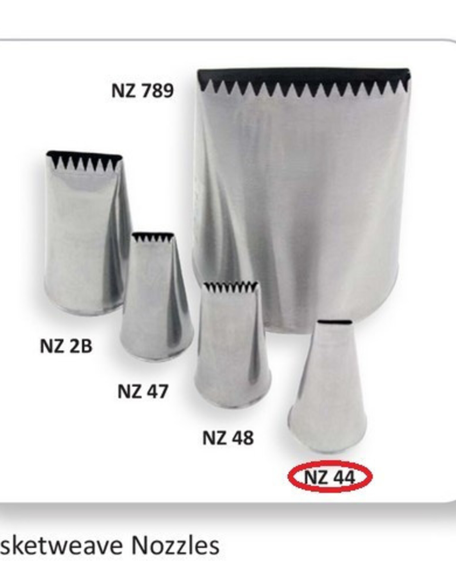 JEM JEM Small Plain Basketweave Nozzle #44