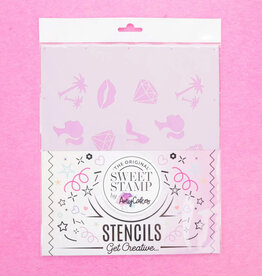 Sweet Stamp Sweet Stamp Stencil Barbie 21,5x25cm