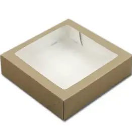 BNC Taartdoos 19x19x5cm. Kraft pk/50