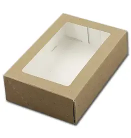 BNC Taartdoos 19x12,5x5cm Kraft pk/50