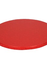 FunCakes Cake Drum Rond Ø 30,5 cm Rood