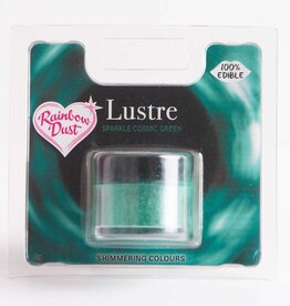 Rainbow Dust RD Eetbaar Glanspoeder Sparkle Cosmic Groen 3g