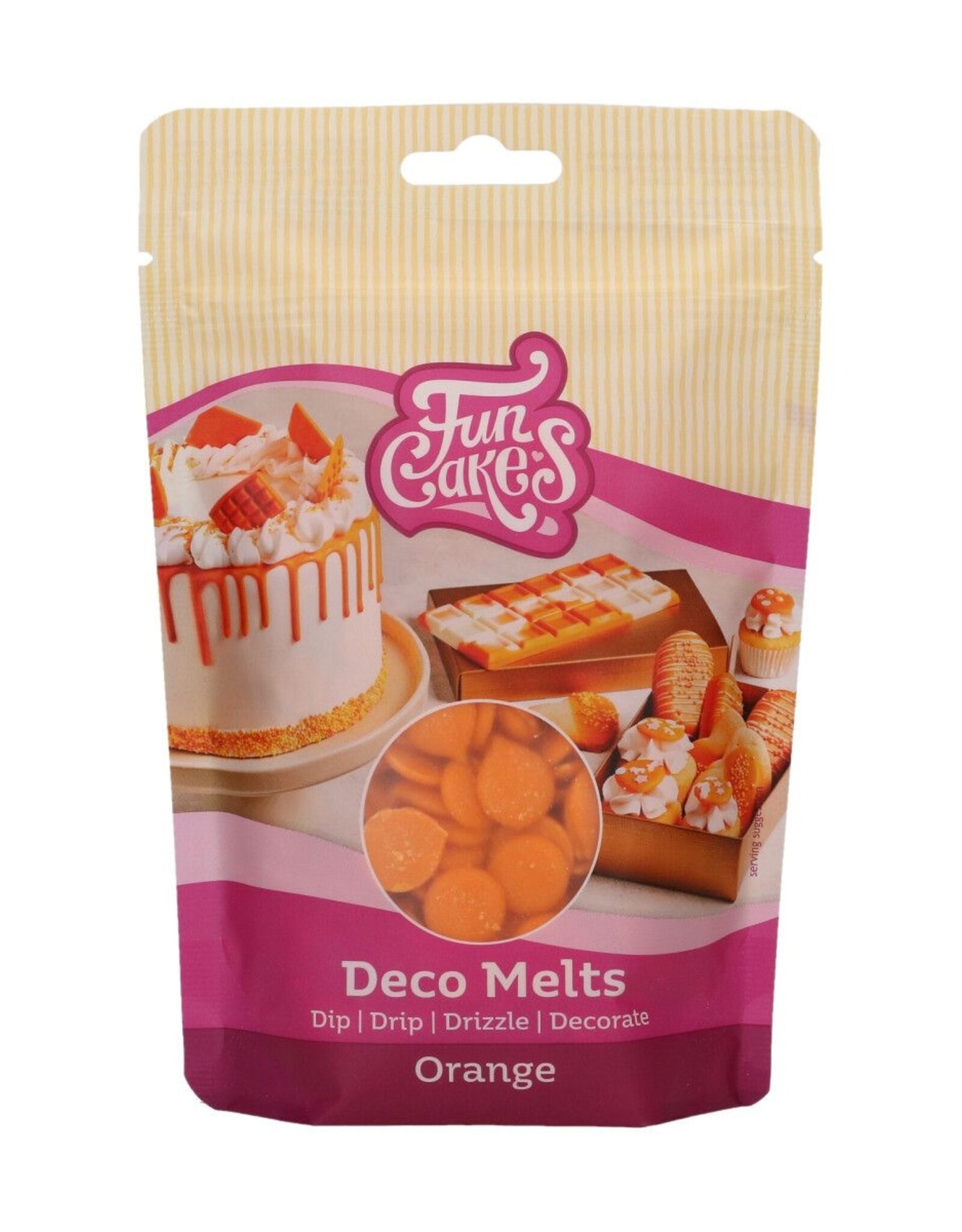 FunCakes FunCakes Deco Melts -Oranje- 250g