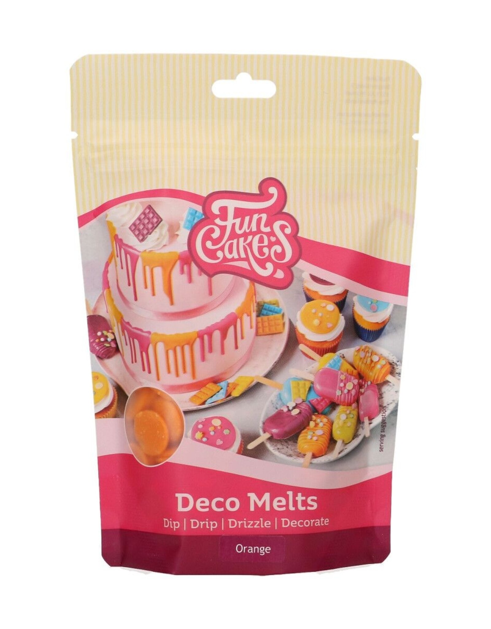 FunCakes FunCakes Deco Melts -Sinaasappelsmaak- 250g