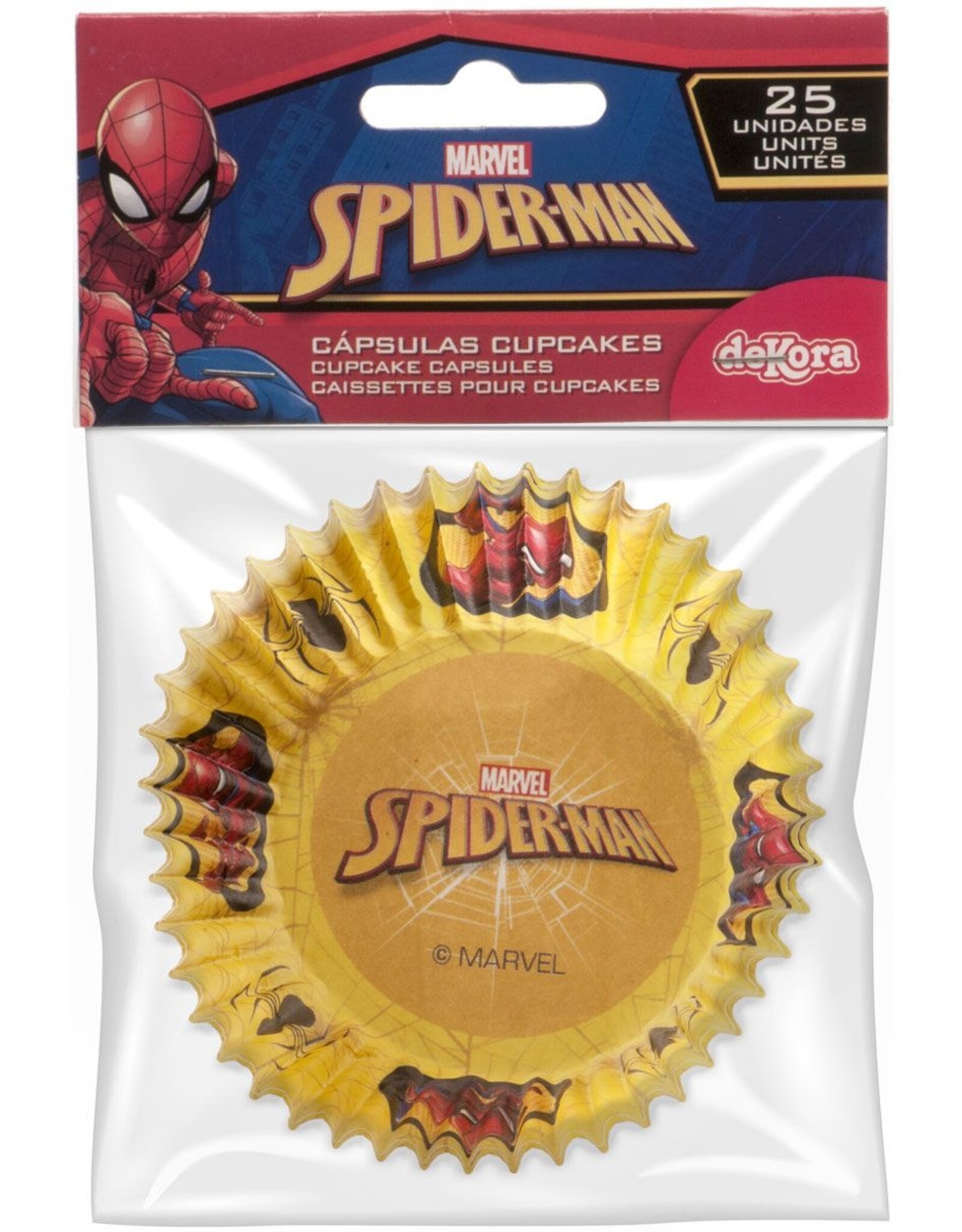 Dekora Dekora Marvel Spiderman Baking Cups pk/25