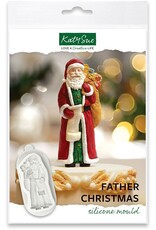 Katy Sue Designs Katy Sue Silicone Vorm - Kerstman Katy Sue Designs Katy Sue Silicone Vorm - Kerstman
