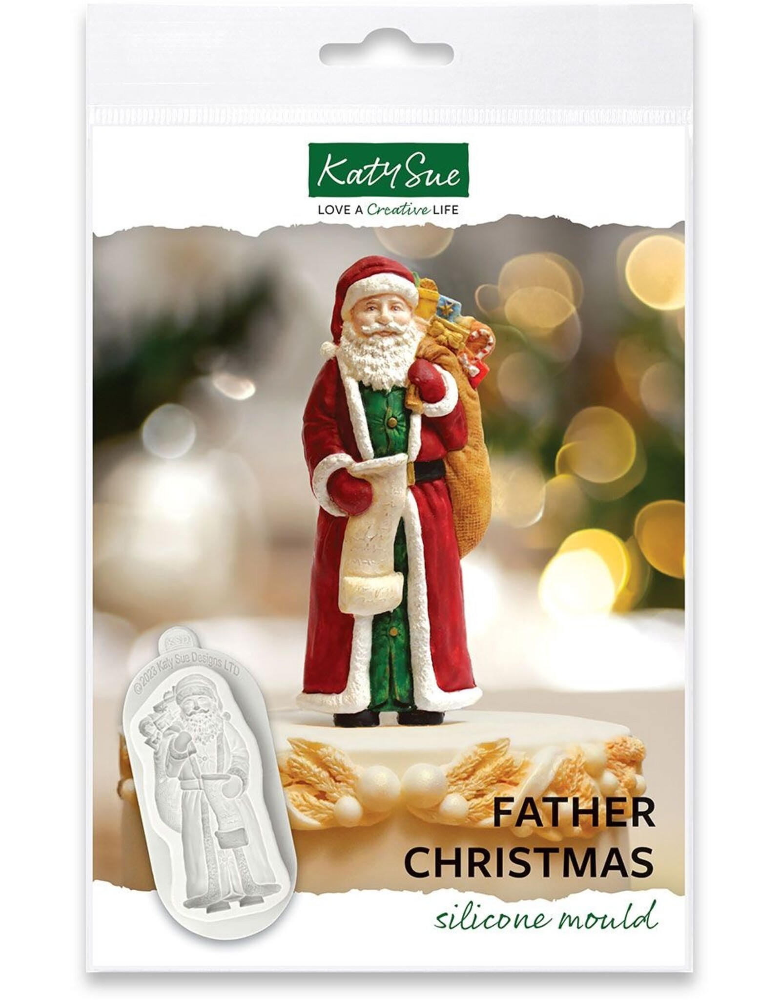 Katy Sue Designs Katy Sue Silicone Vorm - Kerstman