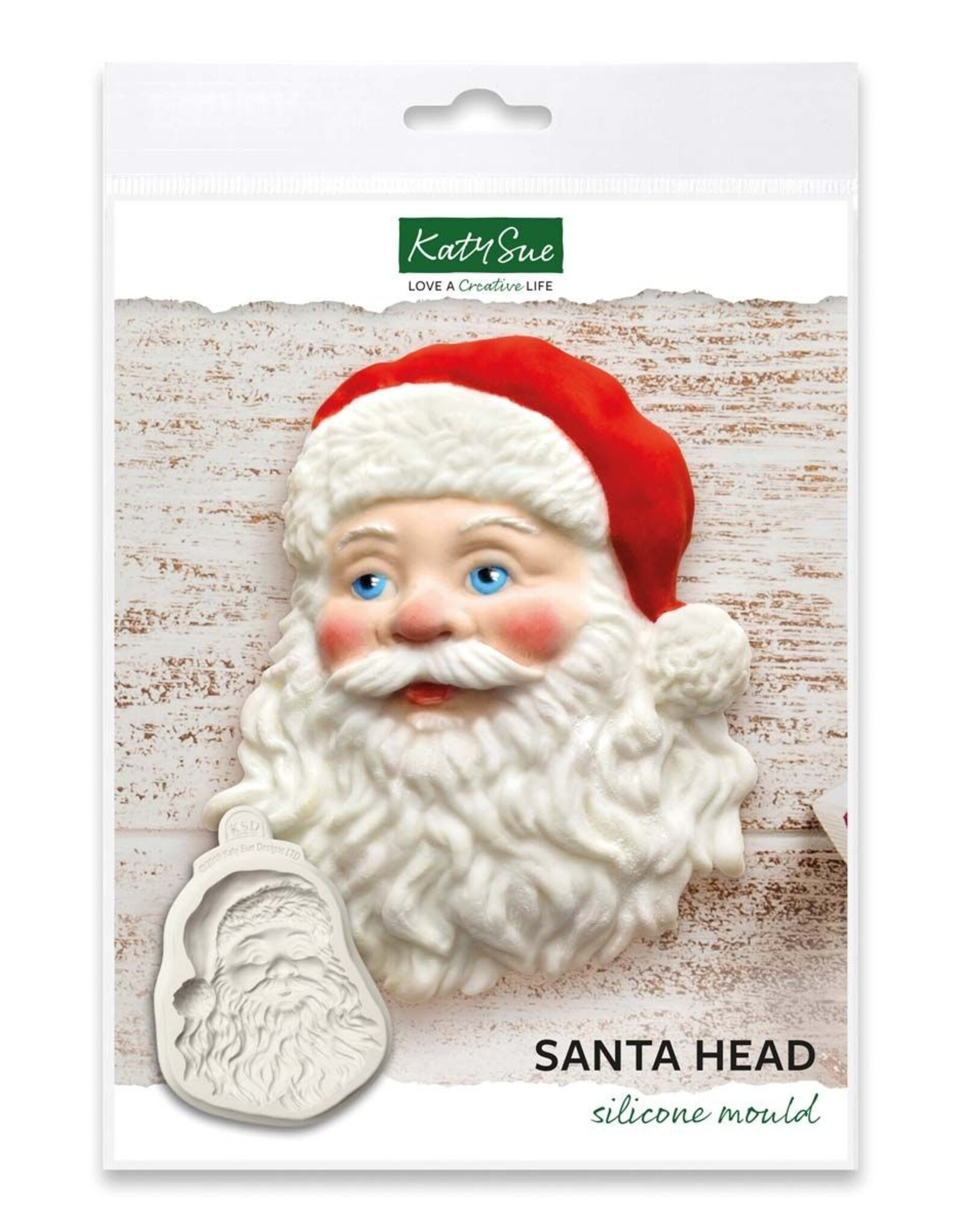 Katy Sue Designs Katy Sue Siliconen Mal Santa Head