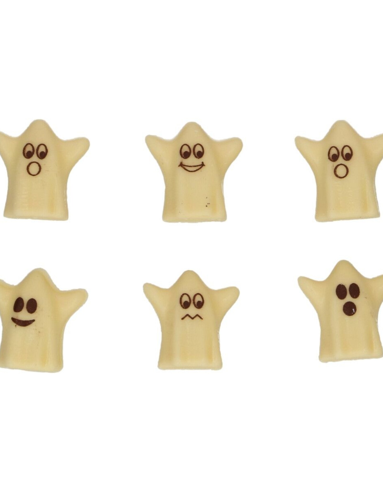 FunCakes FunCakes Chocolade Decoraties 3D Ghosts Set/6