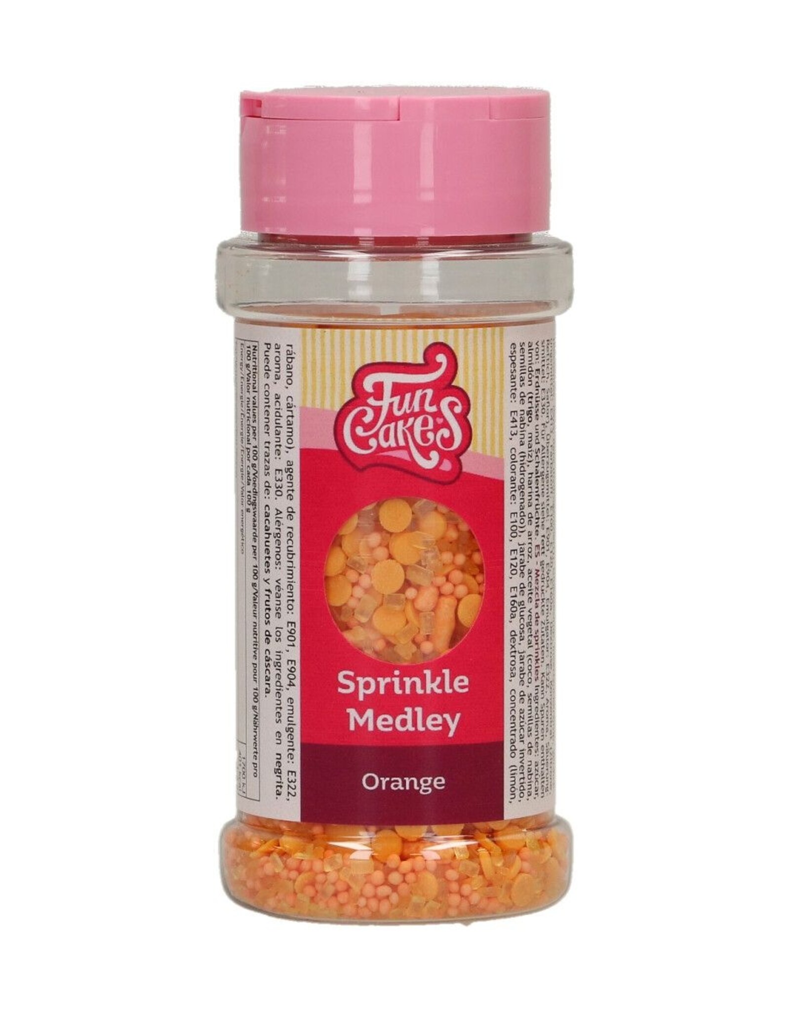 FunCakes FunCakes Sprinkle Medley Oranje 70 g