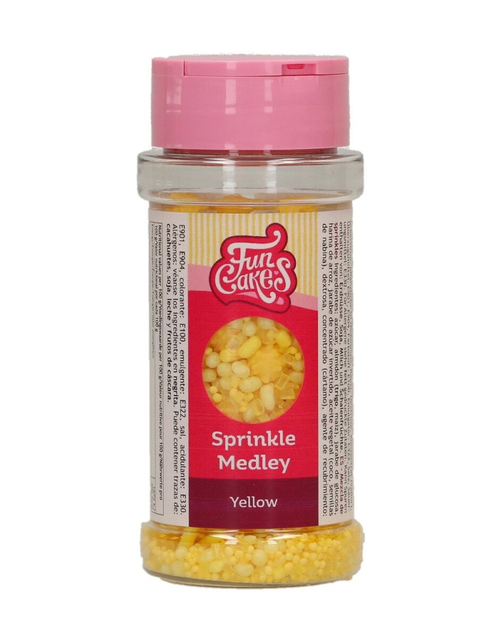 FunCakes FunCakes Sprinkle Medley Geel 70 g
