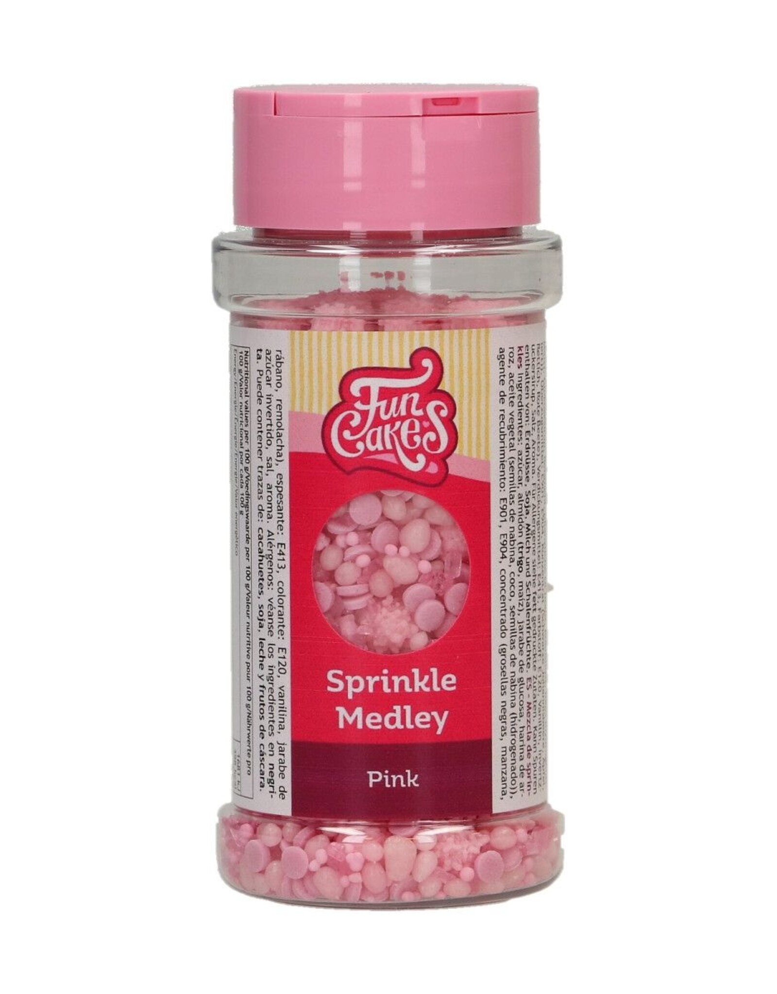 FunCakes FunCakes Sprinkle Medley Roze 70g