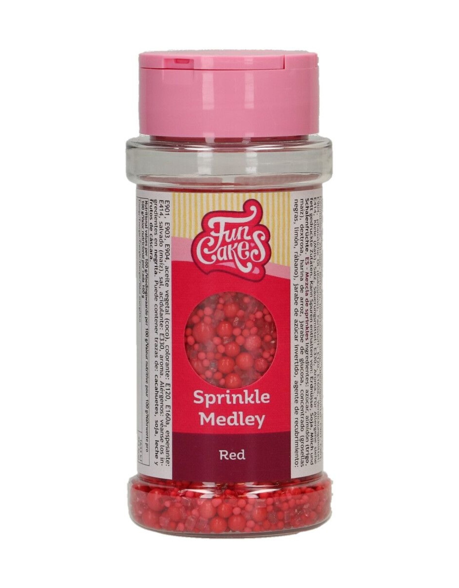 FunCakes FunCakes Sprinkle Medley Rood 70 g