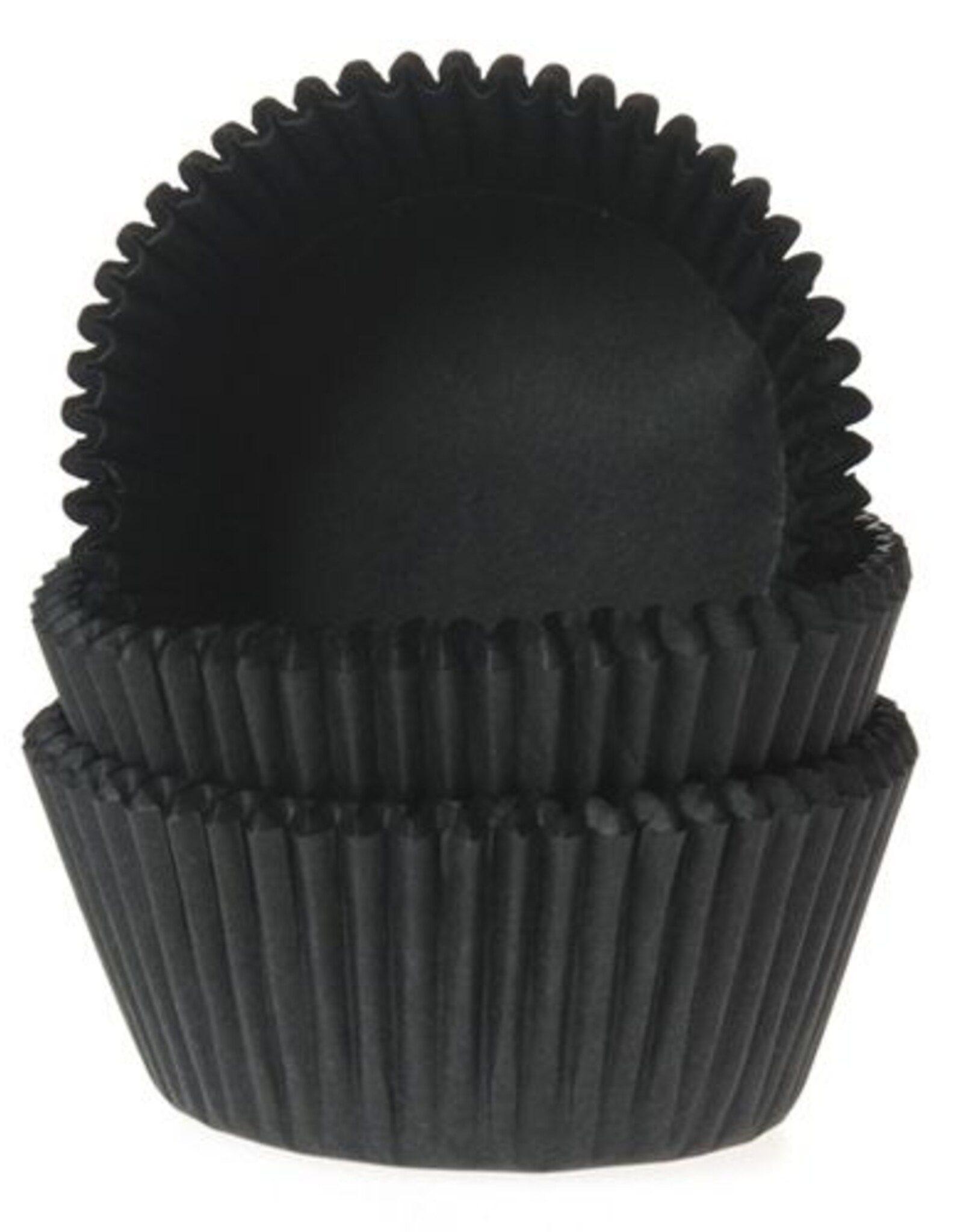 House of Marie House of Marie Mini Baking cups Zwart - pk/490