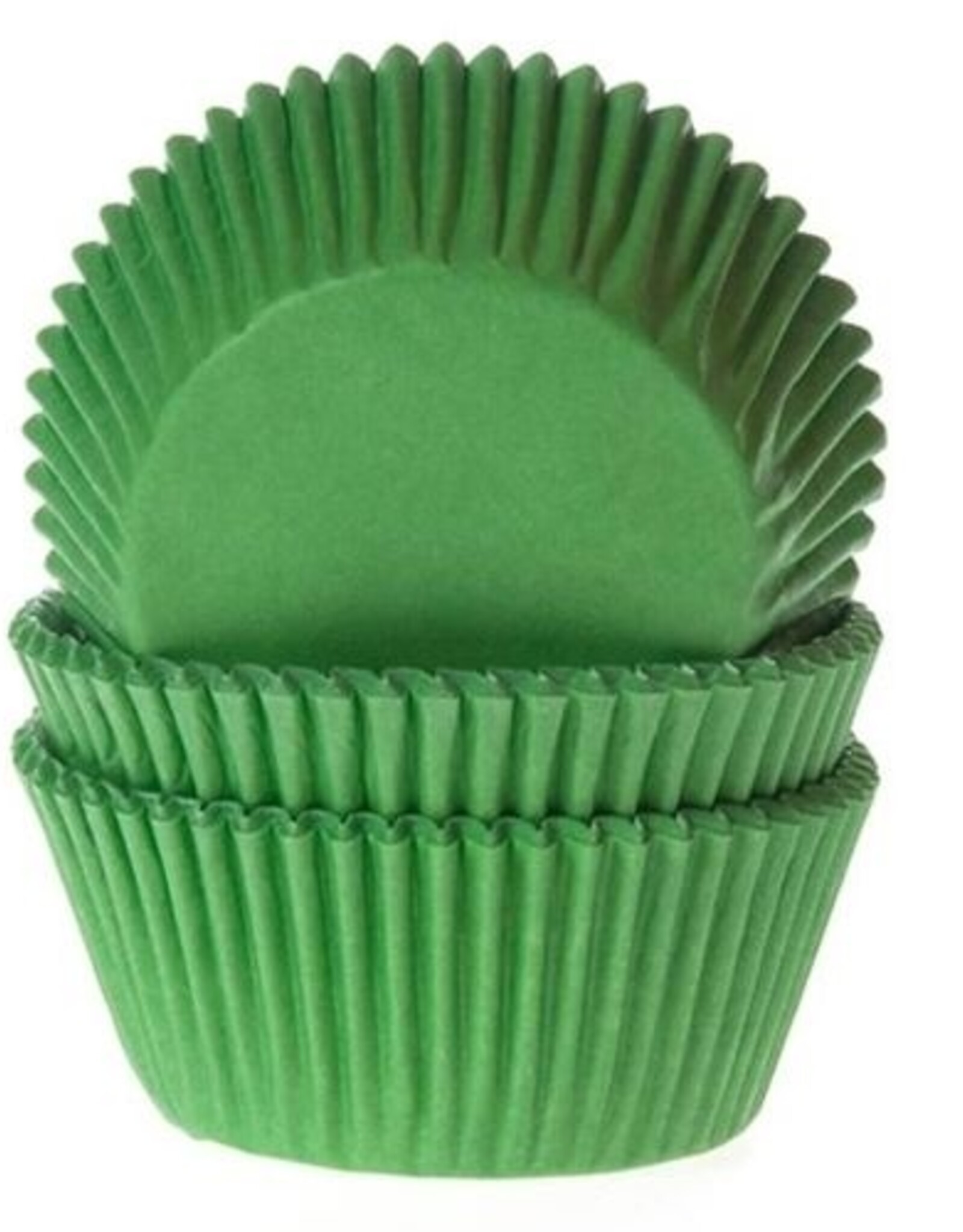 House of Marie House of Marie Baking Cups Gras Groen - pk/500