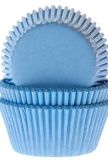 House of Marie House of Marie Baking Cups Licht Blauw - pk/500