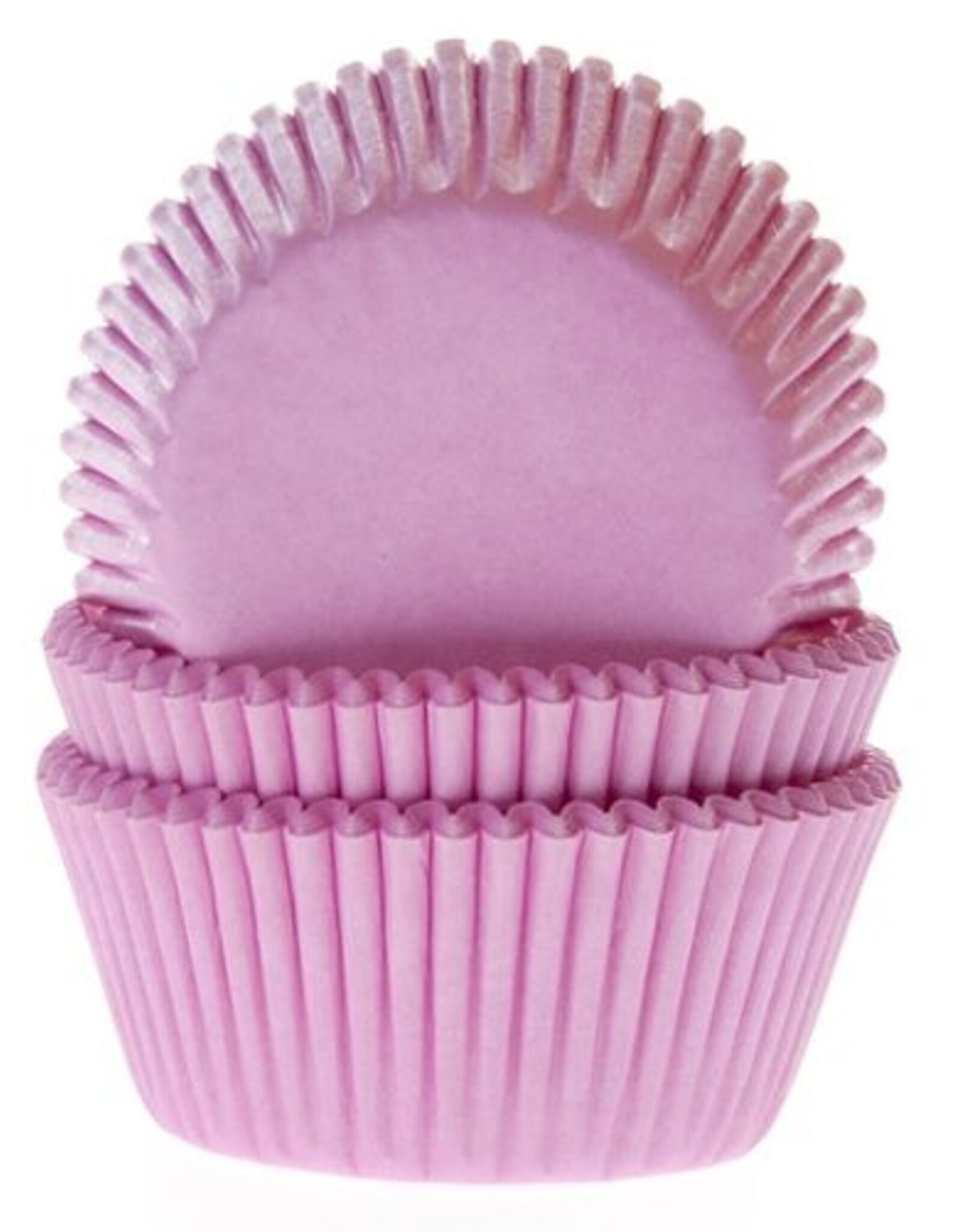House of Marie House of Marie Baking Cups Licht Roze - pk/500