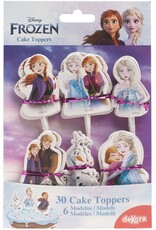 Dekora Dekora Disney Frozen Cake Toppers pk/30