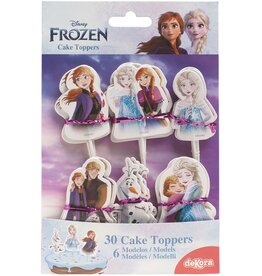 Dekora Dekora Disney Frozen Cake Toppers pk/30