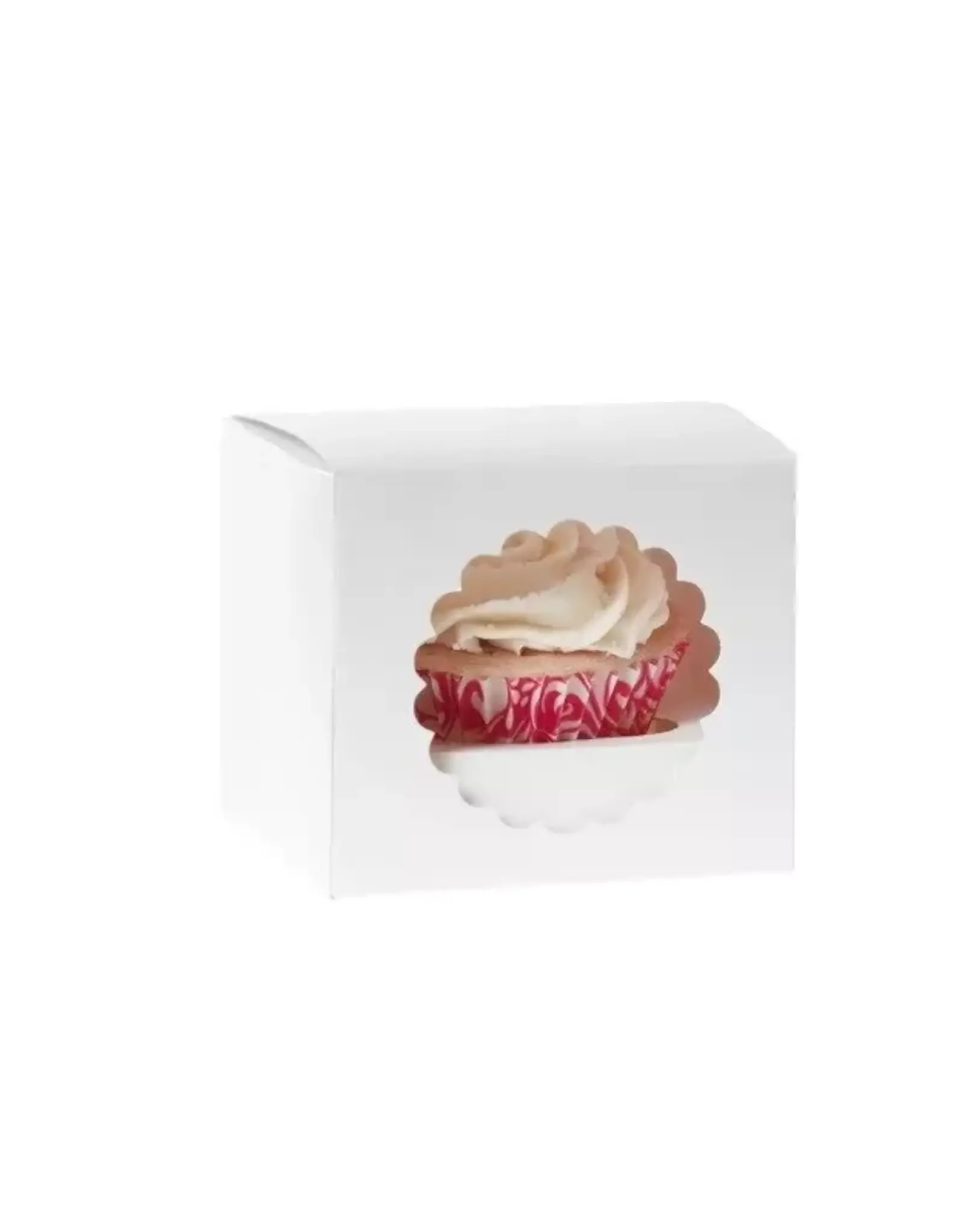 House of Marie House of Marie Cupcake Box 1 -White- pk/1