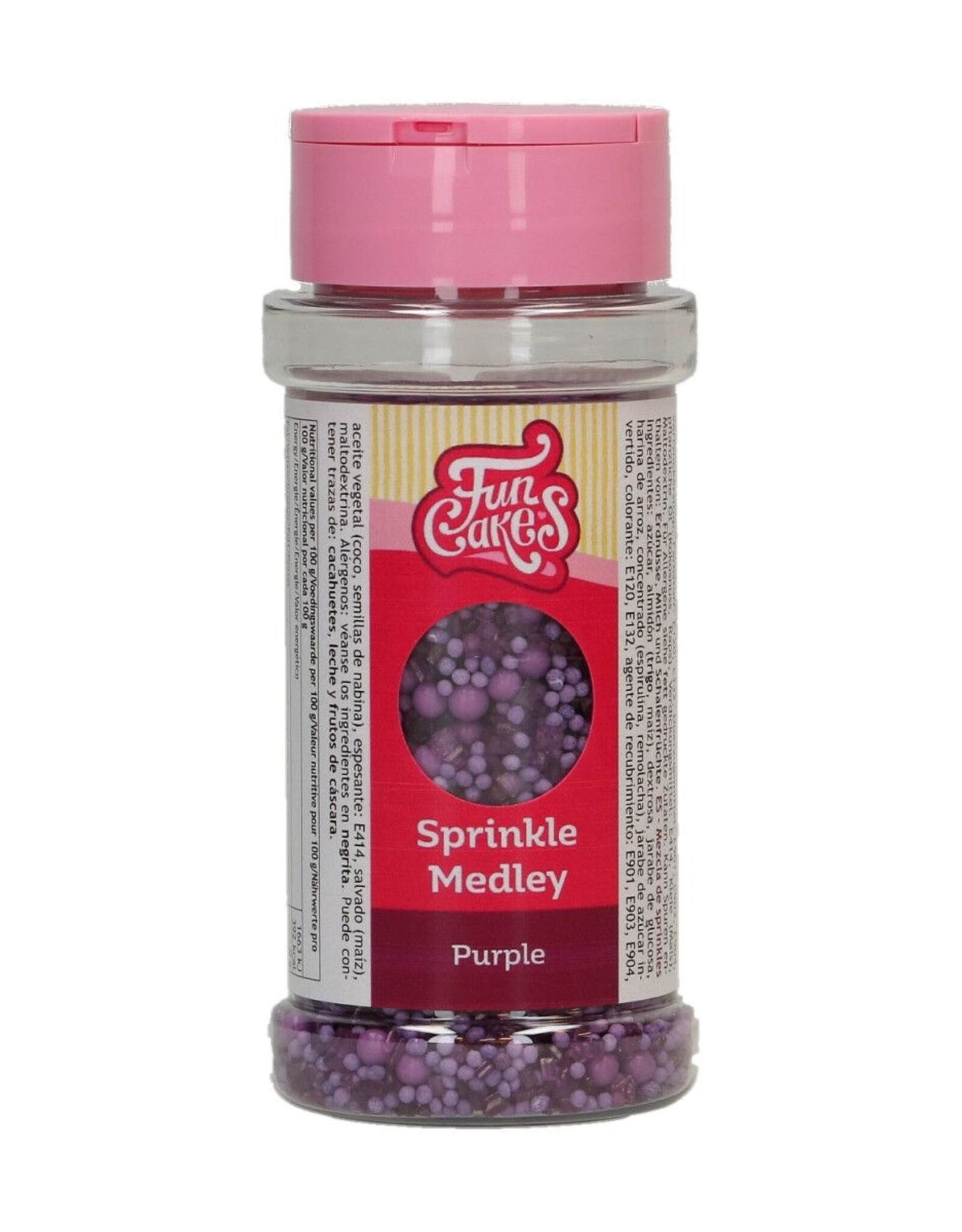 FunCakes FunCakes Sprinkle Medley Paars 70 g