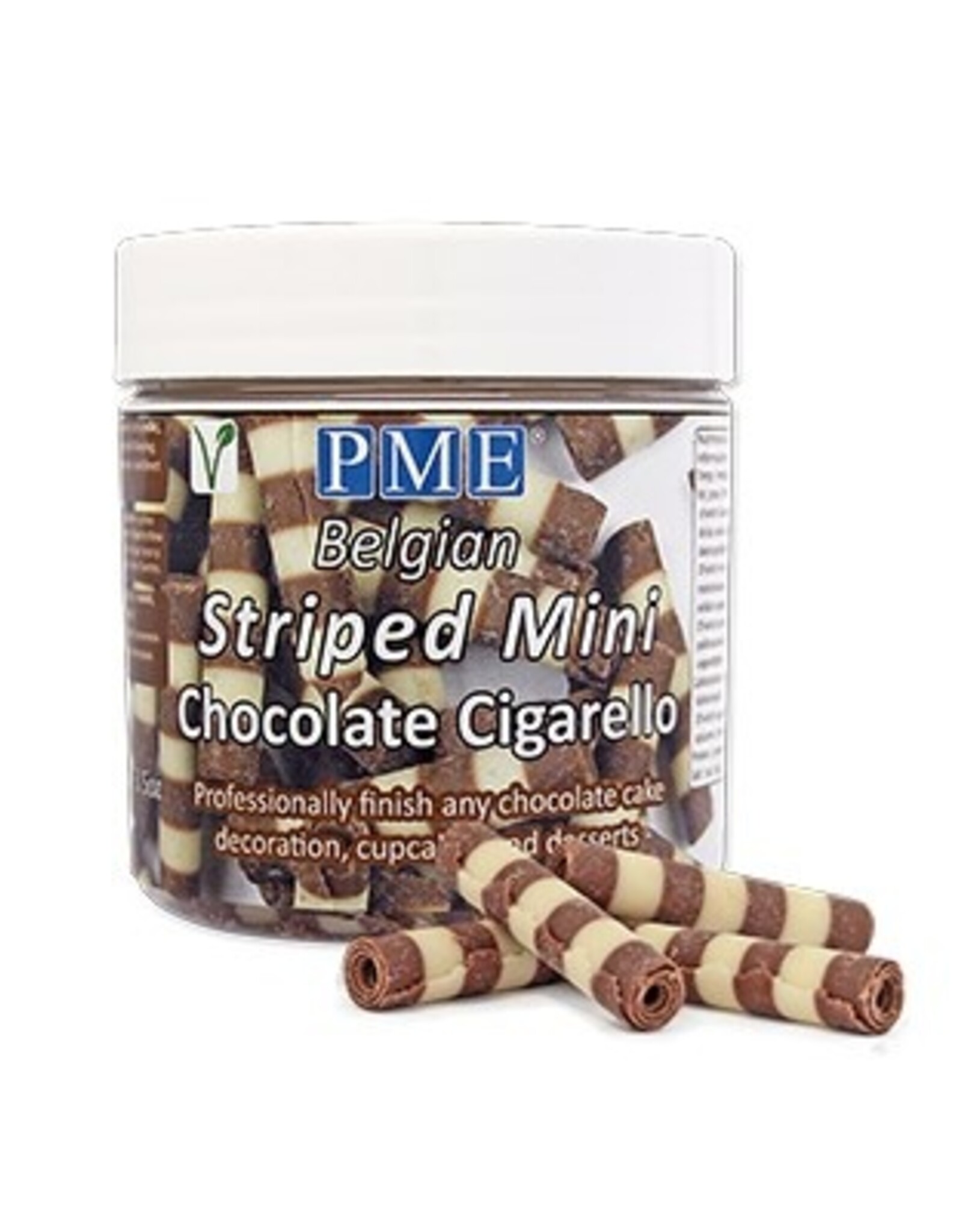 PME PME Belgische Chocolade Gestreepte Mini Cigarellos 100g