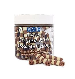 PME Belgische Chocolade Gestreepte Mini Cigarellos 80g