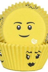 House of Marie House of Marie Baking Cups Yellow Smile pk/50