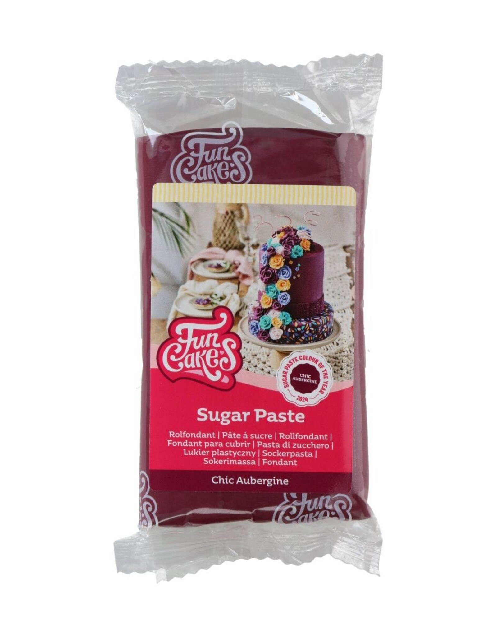 FunCakes FunCakes Rolfondant Chic Aubergine 250  g