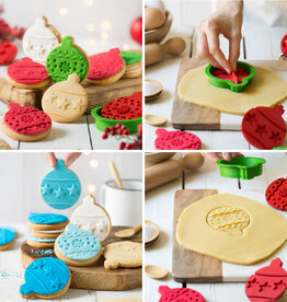 Decora Decora Uitsteker en Stempel Kerstbal Set/3