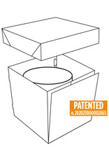 Decora Extra Hoge Stapeltaart Doos 30,5x30,5x30cm Gepatenteerd Model