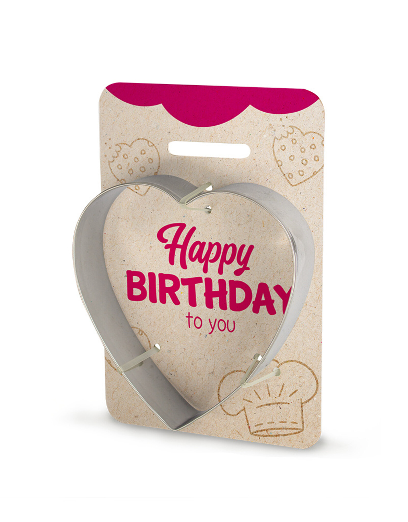 Miko.nl Koekvormpje Hart- Happy birthday