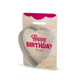 Miko.nl Koekvormpje Hart- Happy birthday