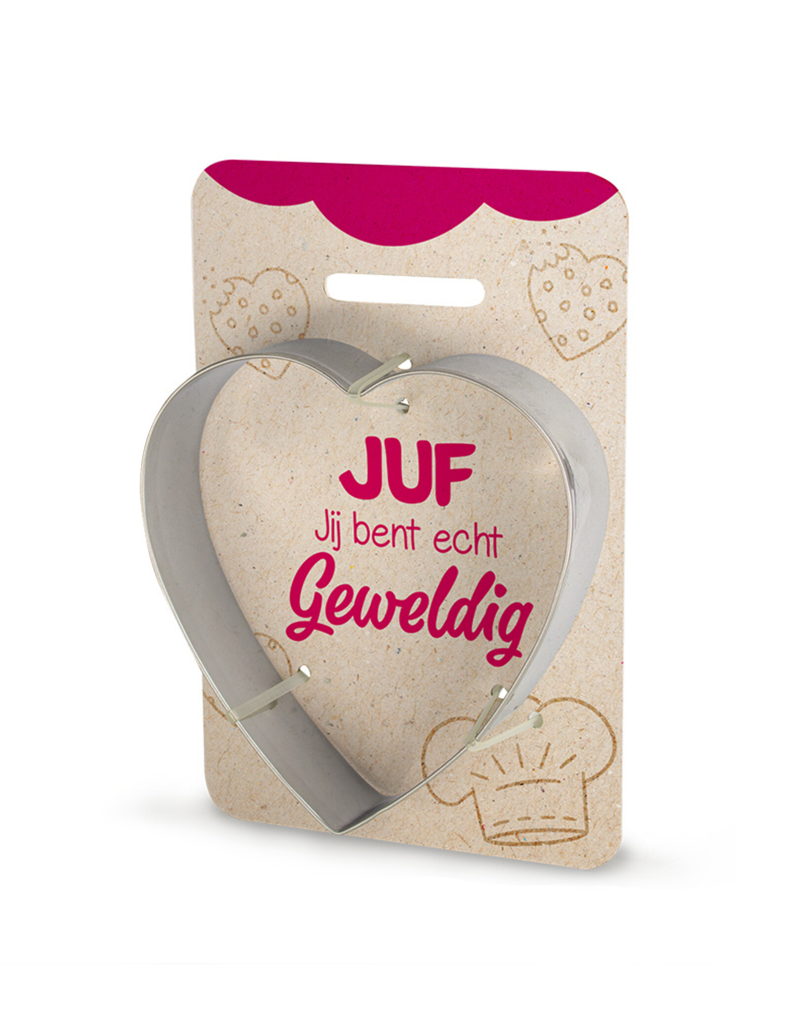 Miko.nl Koekvormpje Hart- Juf