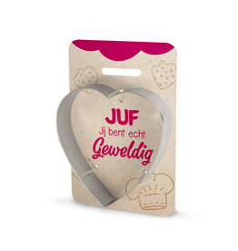 Miko.nl Koekvormpje Hart- Juf