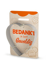 Miko.nl Koekvormpje Hart- Bedankt