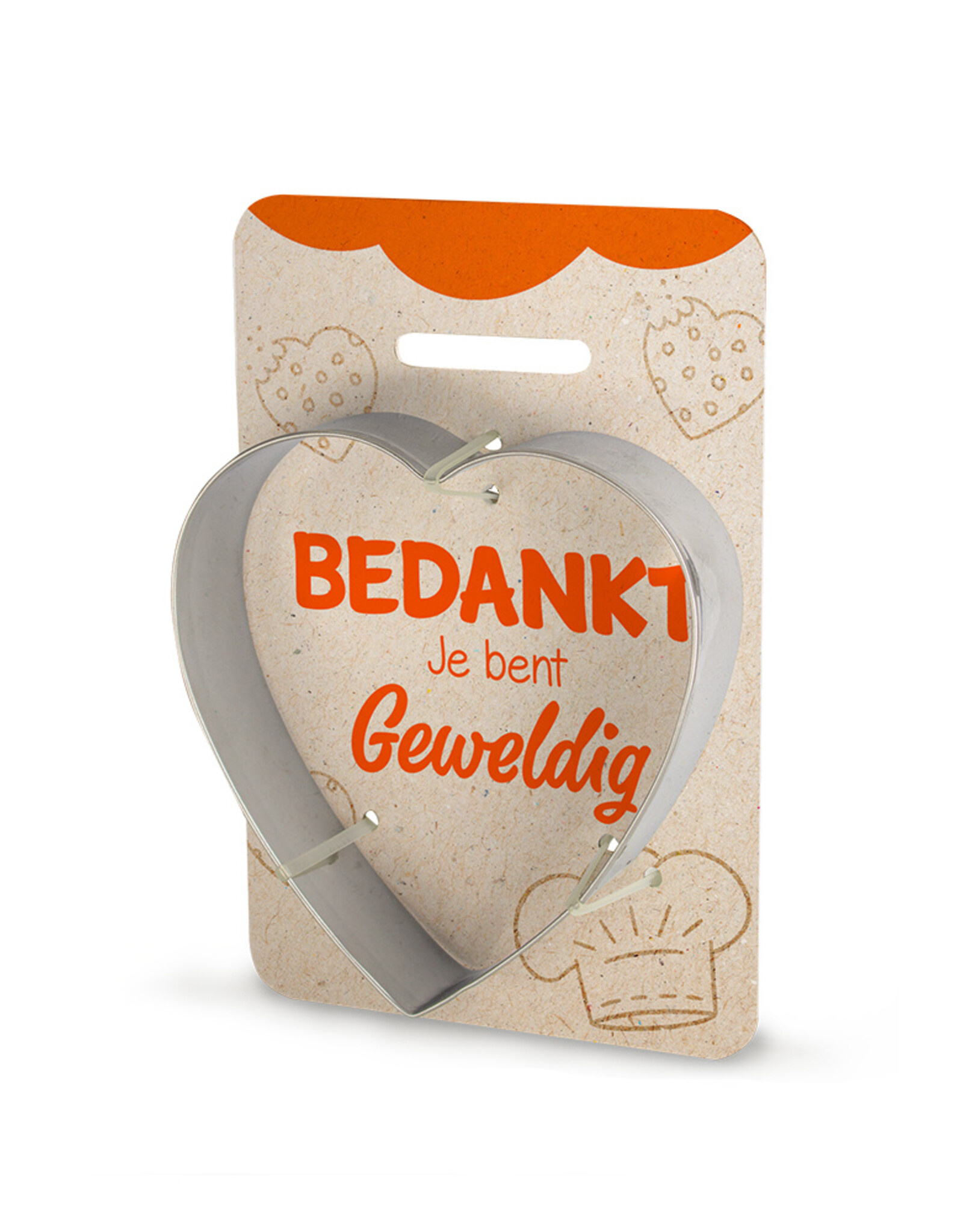Miko.nl Koekvormpje Hart- Bedankt