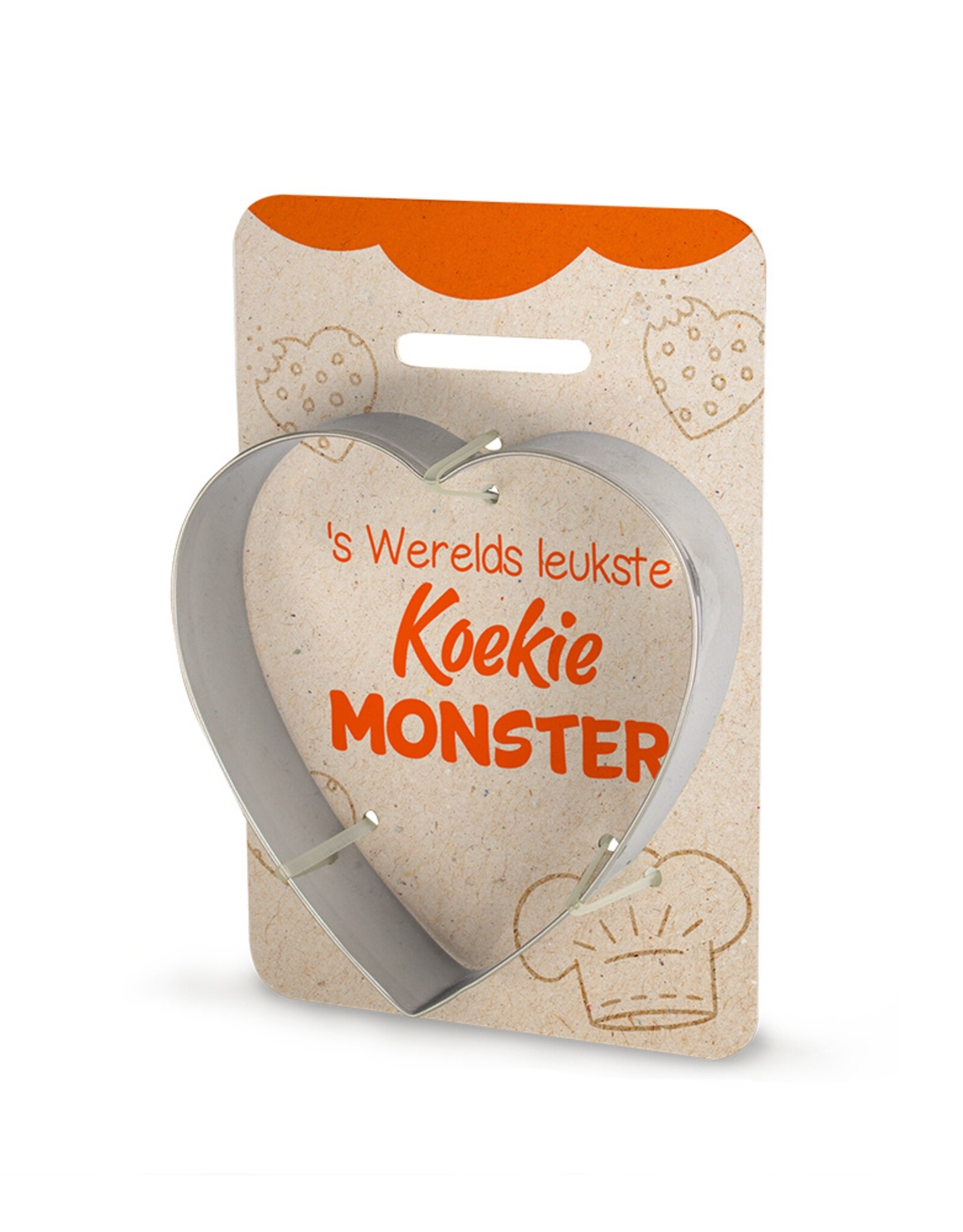 Miko.nl Koekvormpje Hart- Koekie monster