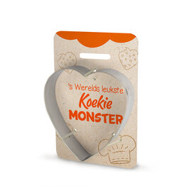 Miko.nl Koekvormpje Hart- Koekie monster