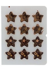 FunCakes FunCakes Chocolade Decoraties Brons/Goud - Sterren Set/12