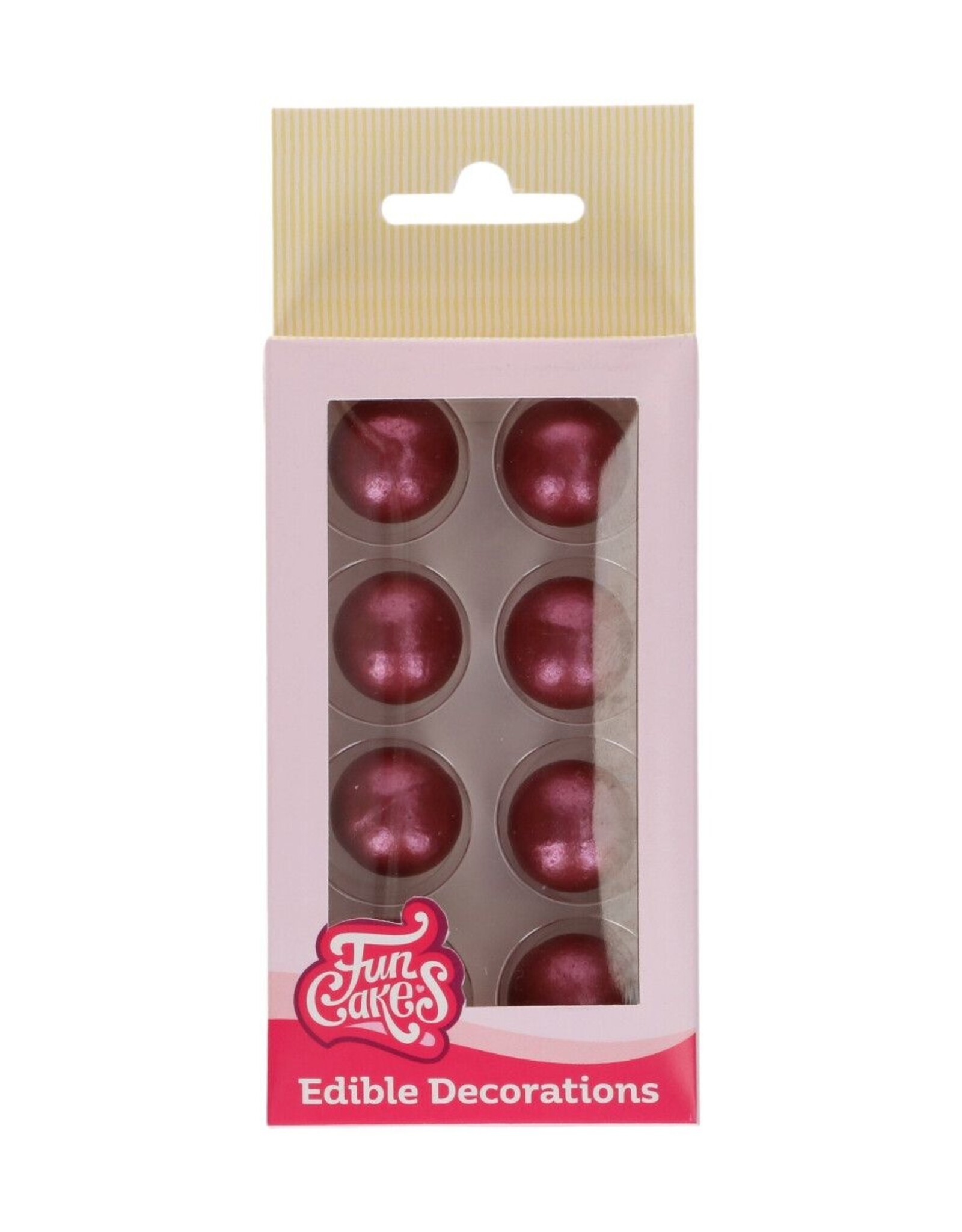 FunCakes FunCakes Chocolate Balls Red Set/8