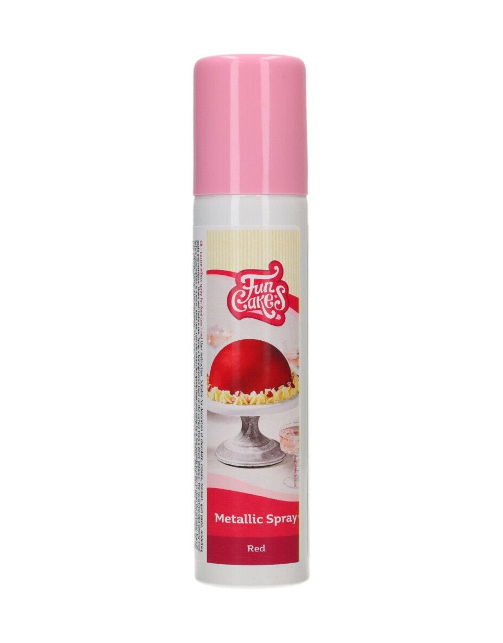 FunCakes FunCakes Eetbare Metallic Spray Rood 100ml