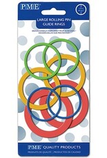 PME PME Rolling Pin Guide Rings -Large- Set/4