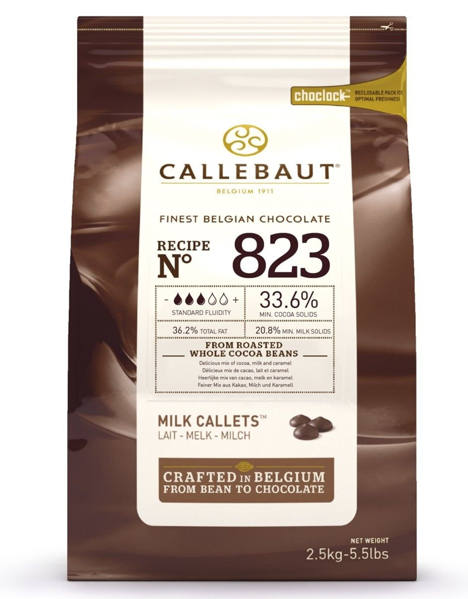 Callebaut Callebaut Chocolade Callets -Melk- 2,5 kg