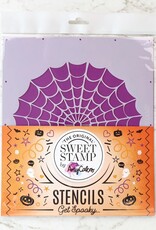 Sweet Stamp Sweet Stamp Stencil Spinnenweb 21,5x25cm