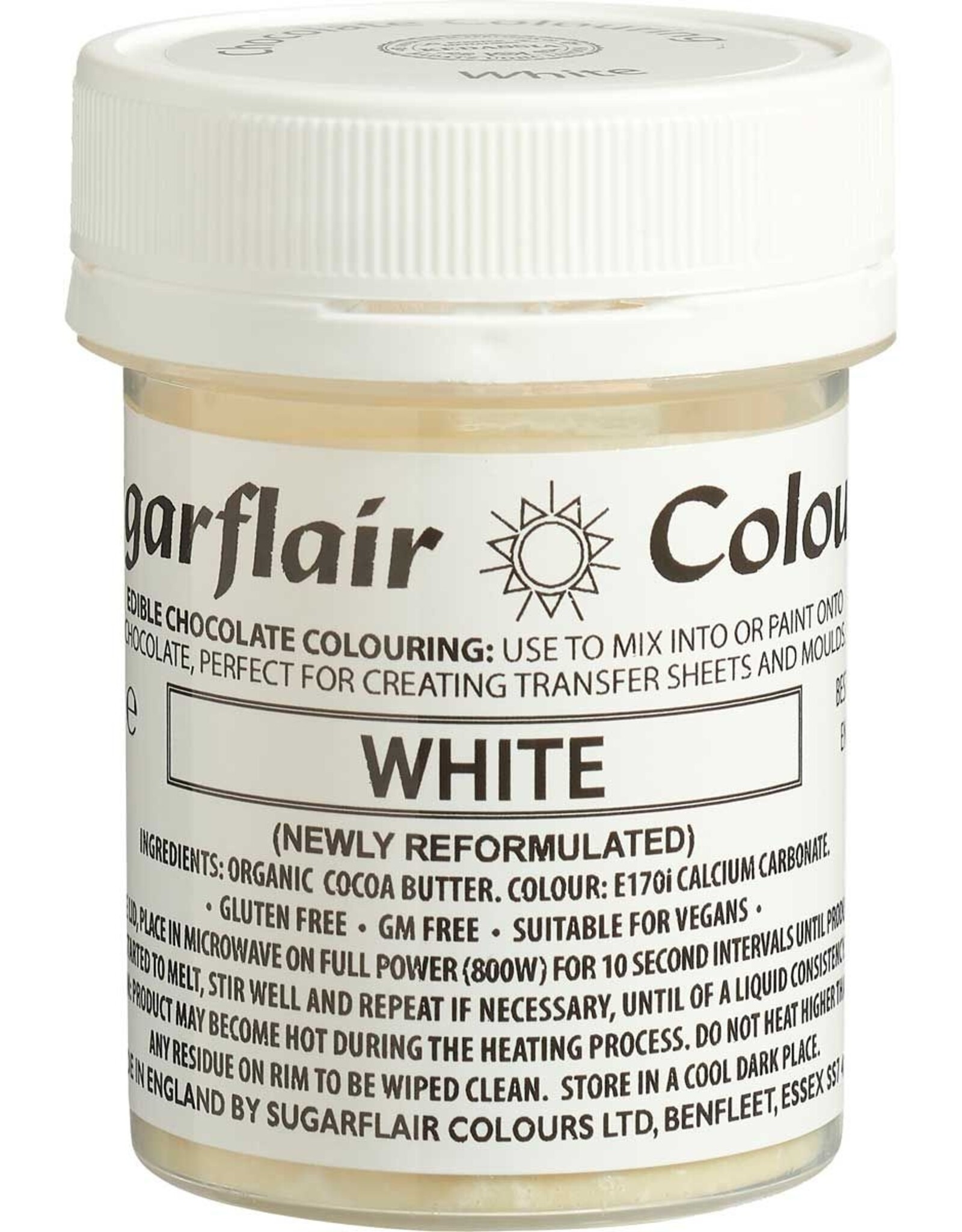 Sugarflair Sugarflair Chocolate Colour White 35g