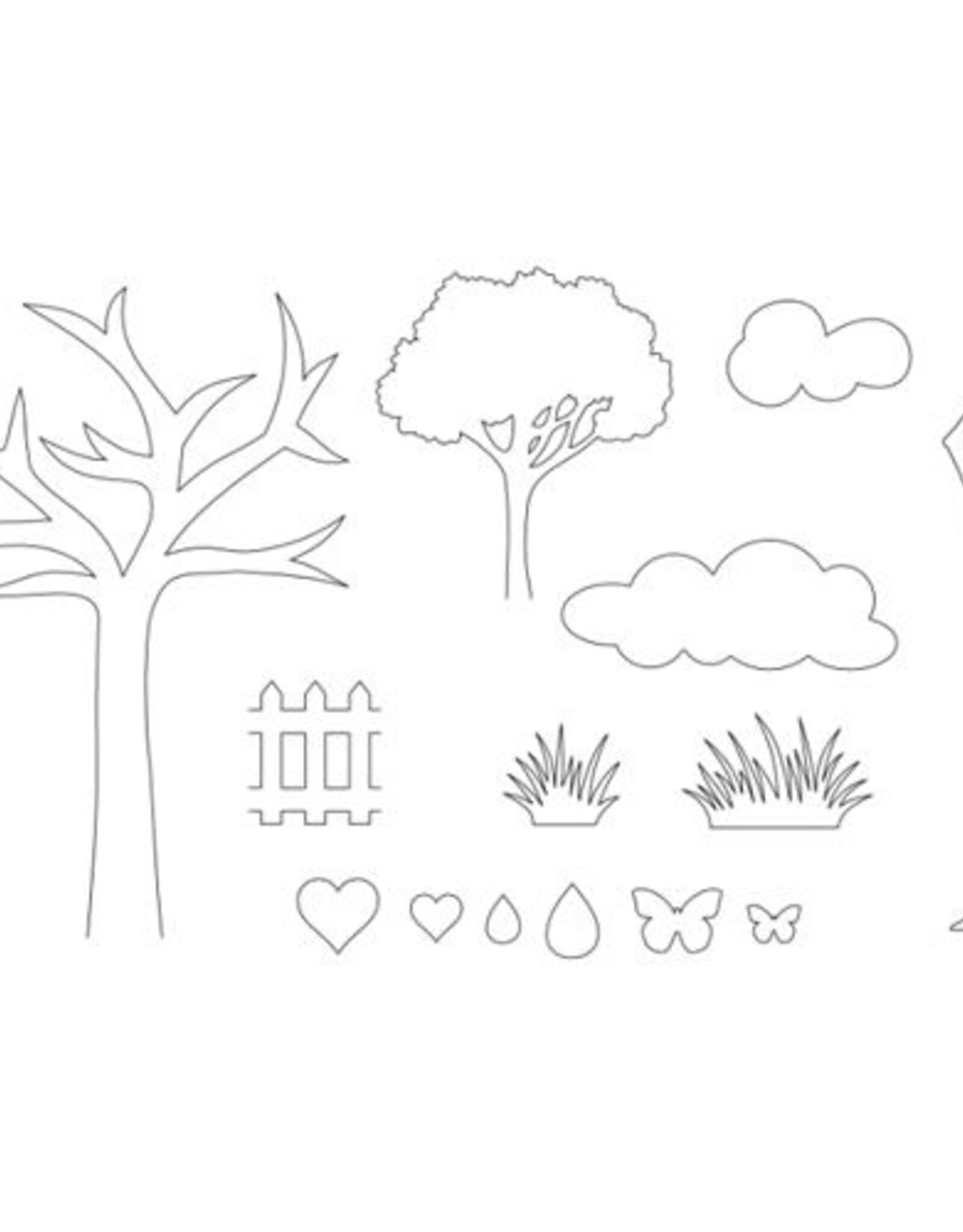 Patchwork Cutters Countryside Silhouette Set Fun with Cakes